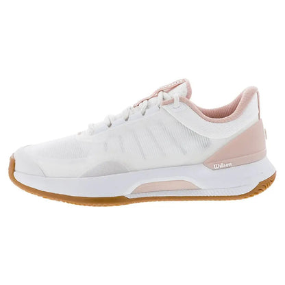 Womens Intrigue Tour Clay Tennis Shoes White and Cameo RoseTienda Tennis