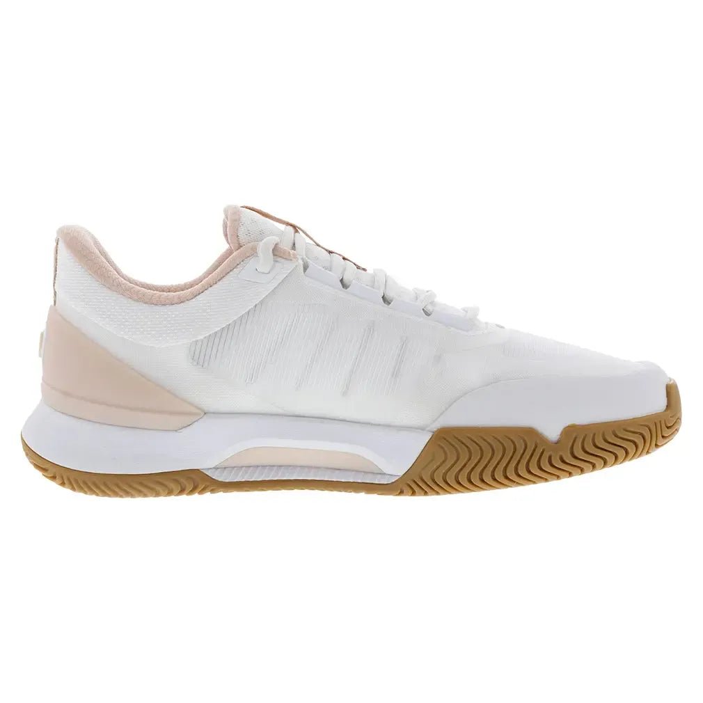 Womens Intrigue Tour Clay Tennis Shoes White and Cameo RoseTienda Tennis