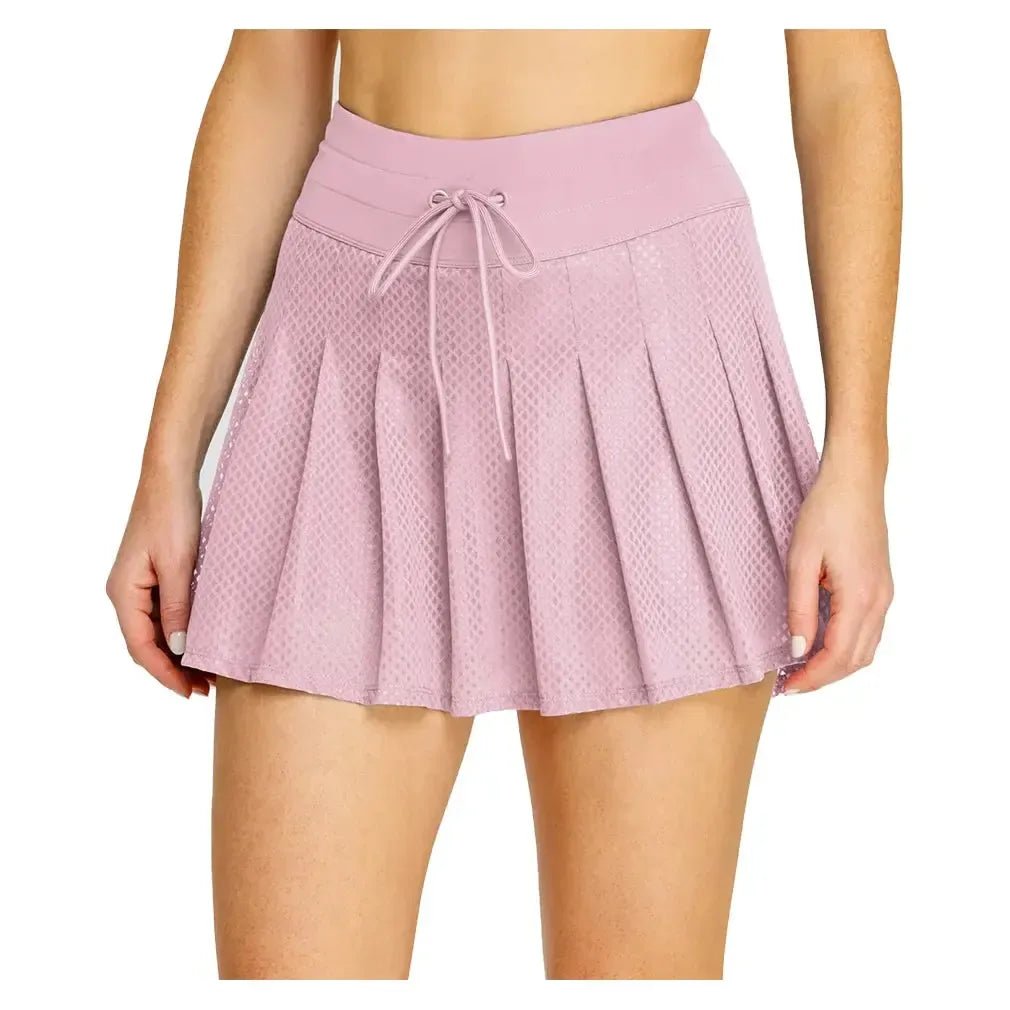 Women's Kelli 14.5 Inch Pleated Pickleball Skort Lavender MistTienda Tennis