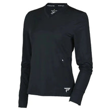 Womens Long Sleeve Performance Top BlackTienda Tennis