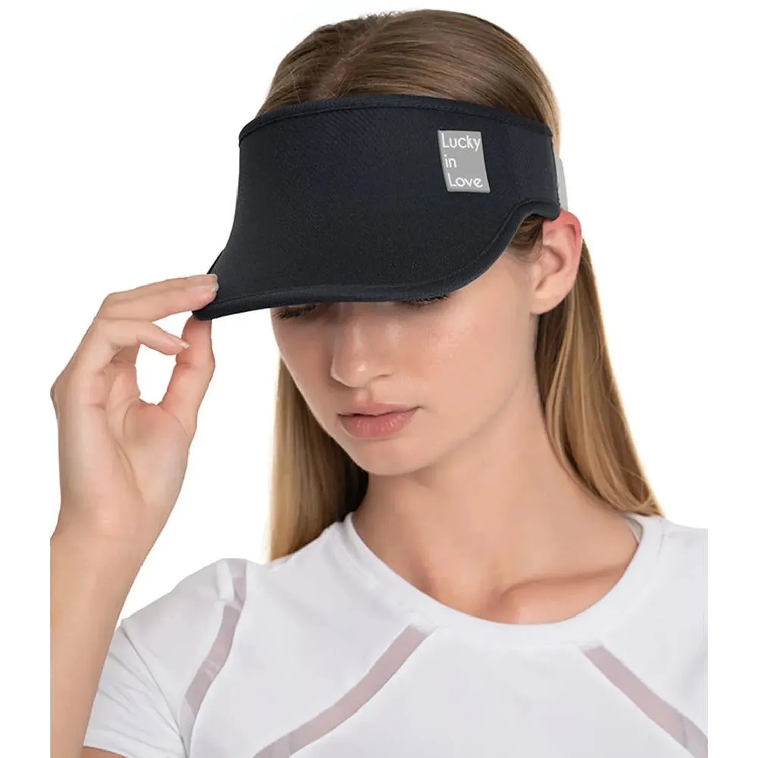 Women's Lucky Logo Stretch Tennis VisorTienda Tennis