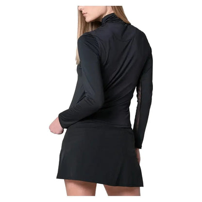 Women's LUV Free Play Zip Long Sleeve Tennis Top BlackTienda Tennis