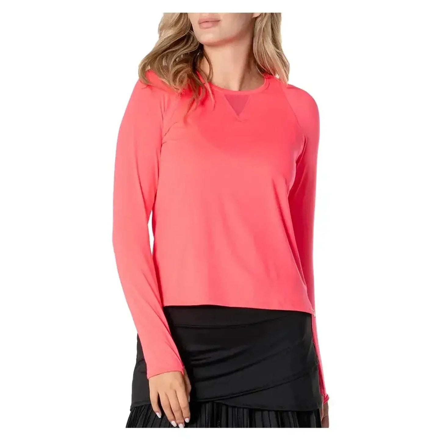 Women's LUV High Low Breezy Long Sleeve Tennis TopTienda Tennis