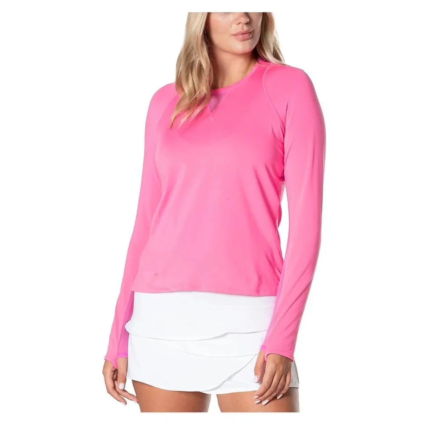 Women's LUV High Low Breezy Long Sleeve Tennis TopTienda Tennis