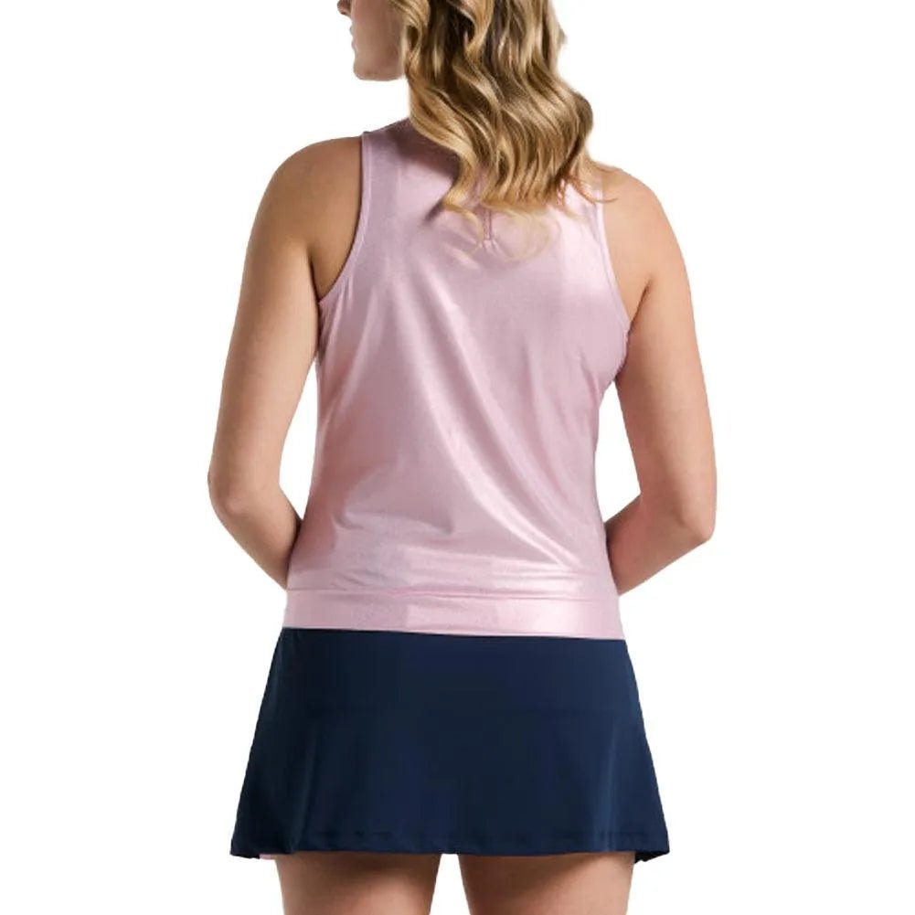Women's Metallic Tennis Tank Charm PinkTienda Tennis