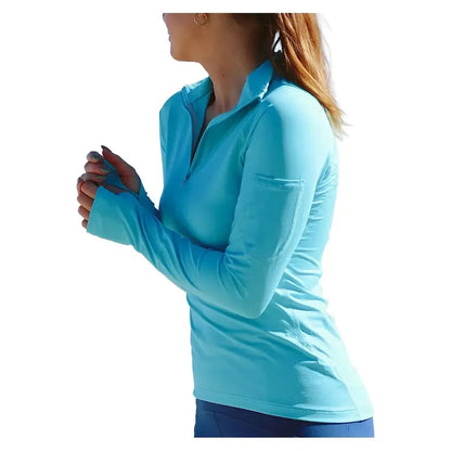 Women's Mock Zip Tennis TopTienda Tennis