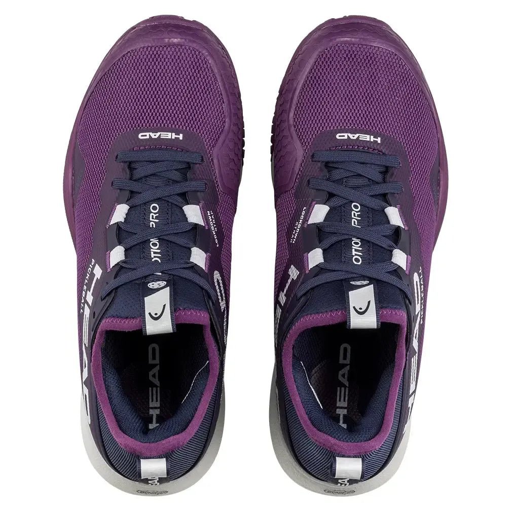 Women's Motion Pro Pickleball Shoes Plum and WhiteTienda Tennis