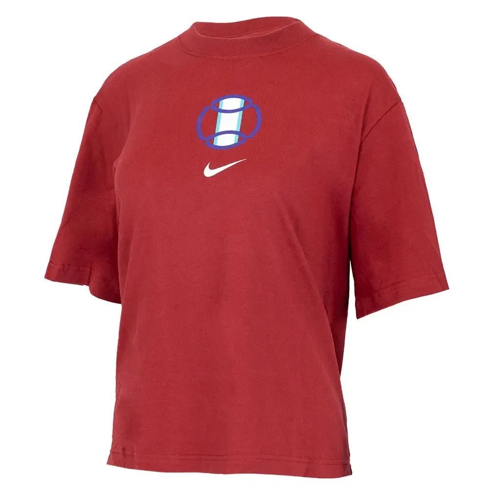 Women's Paris Cotton Short Sleeve Boxy Tennis TopTienda Tennis