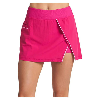 Women's Piped Slit Tennis SkortTienda Tennis
