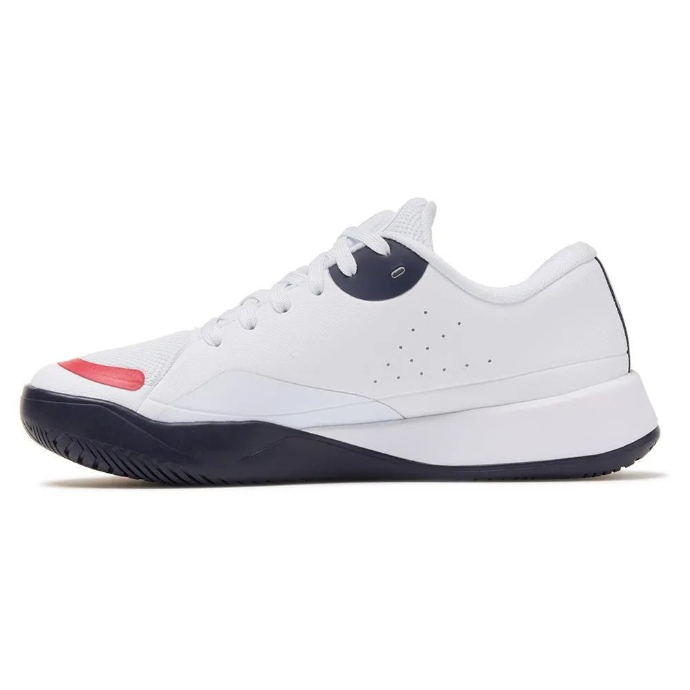 Women's Quick Ace Tennis Shoes White and NavyTienda Tennis