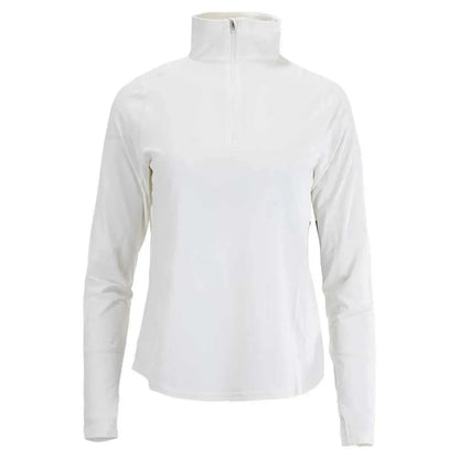 Women's Relaxed Mock Zip Tennis TopTienda Tennis