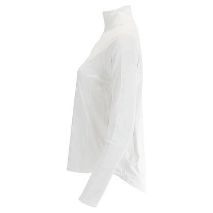 Women's Relaxed Mock Zip Tennis TopTienda Tennis