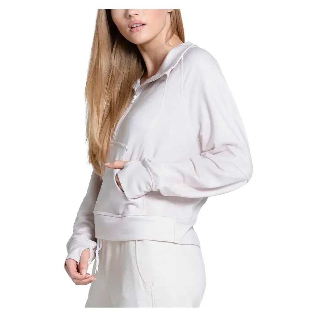 Women's Renew Heather 1/4 Zip Long Sleeve Tennis TopTienda Tennis
