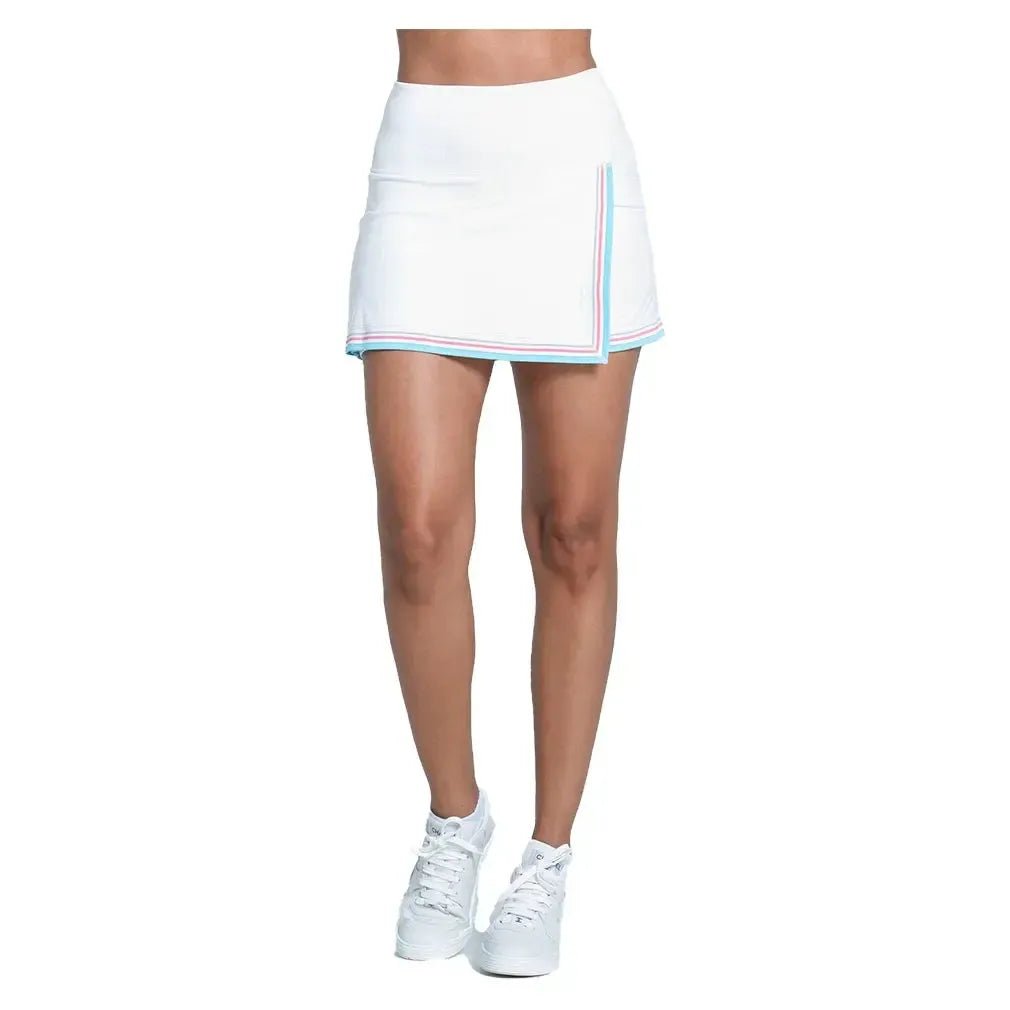 Women's Retro Revival 14 Inch Tennis Skort WhiteTienda Tennis