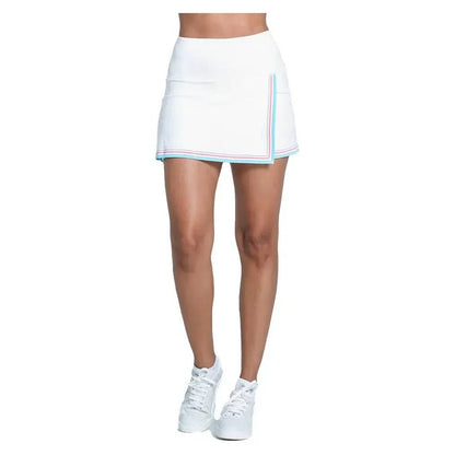 Women's Retro Revival 14 Inch Tennis Skort WhiteTienda Tennis