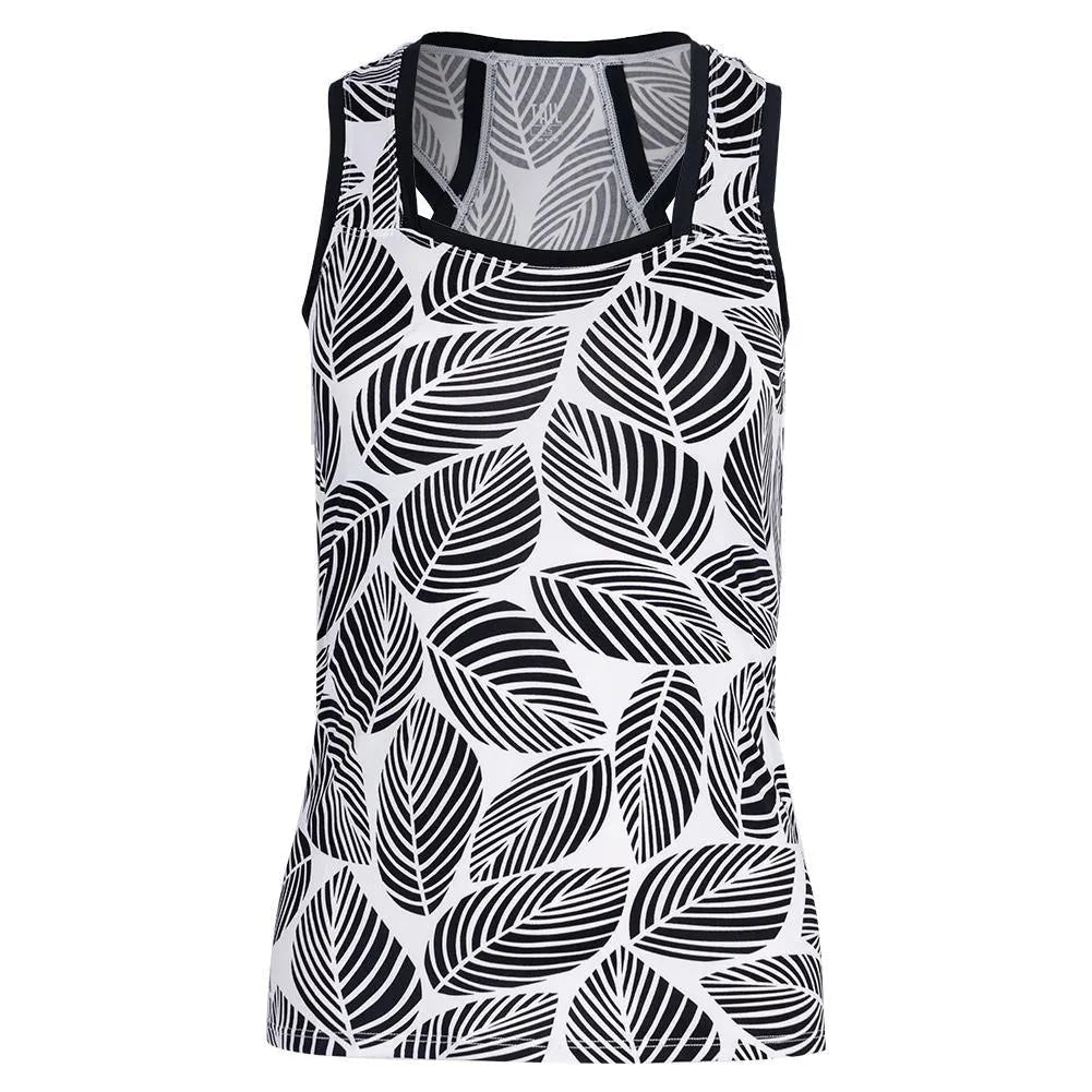 Women's Rumary Tennis Tank Botanical LeavesTienda Tennis