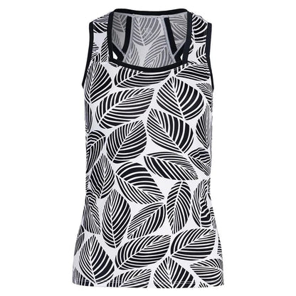 Women's Rumary Tennis Tank Botanical LeavesTienda Tennis
