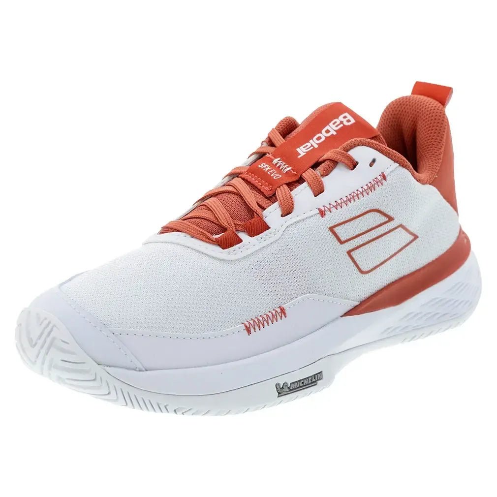 Women's SFX Evo All Court Tennis Shoes White and Terra CottaTienda Tennis