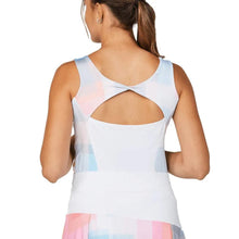 Womens Shades of Pink 22 Inch Tennis Tank White and Shades of PinkTienda Tennis