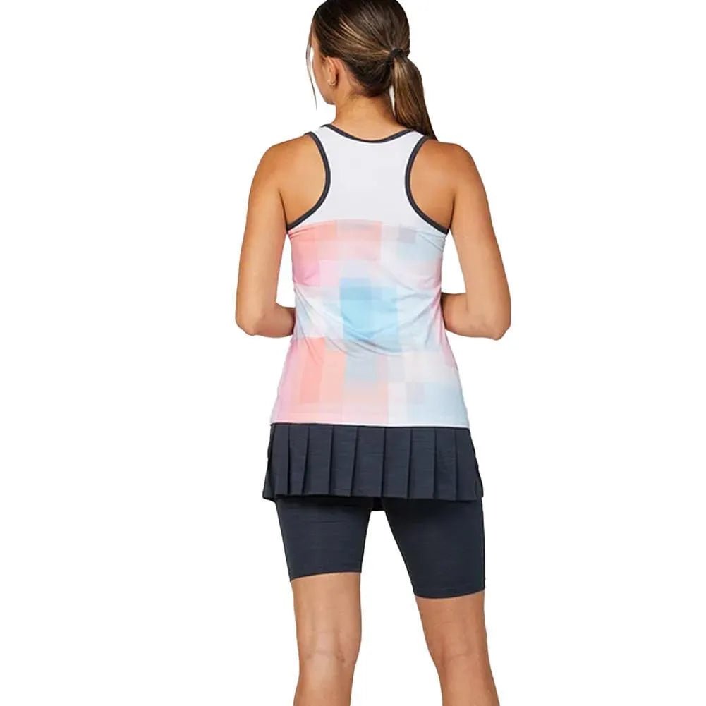 Womens Shades of Pink Racerback Tennis Tank Shades of PinkTienda Tennis