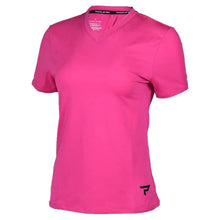 Womens Short Sleeve Performance Tennis Top Fuchsia and SleetTienda Tennis