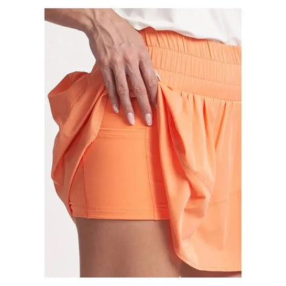 Women's Smocked Waist Tiered Tennis SkortTienda Tennis