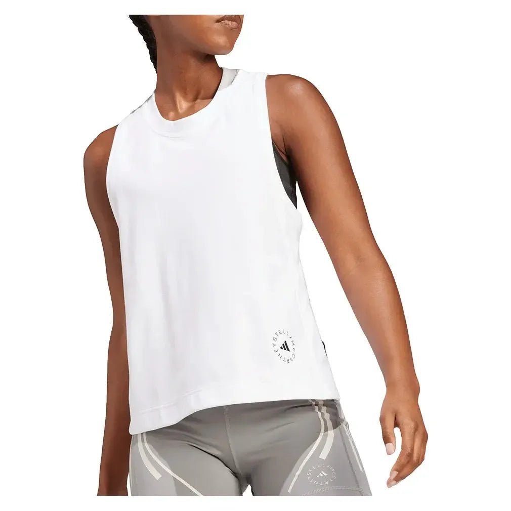 Women's Stella McCartney Logo Tank Top WhiteTienda Tennis