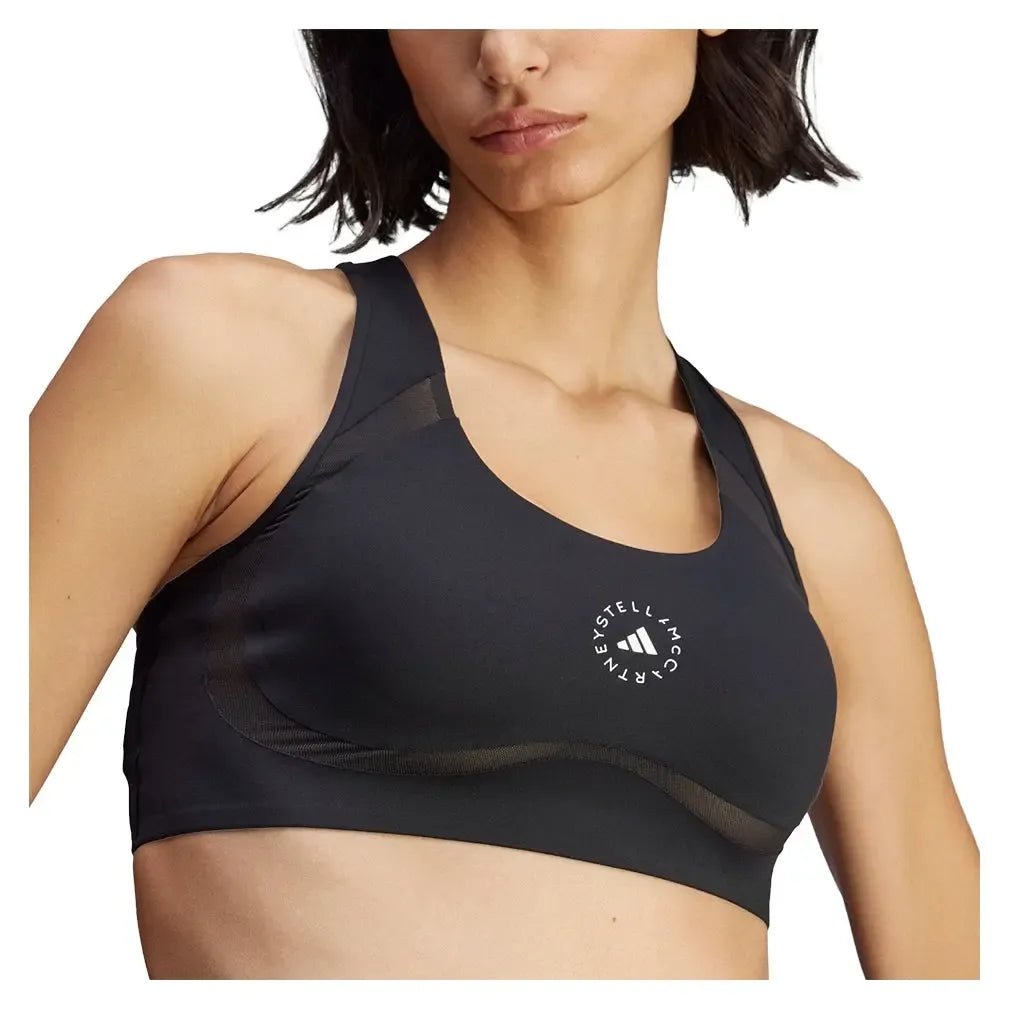 Women's Stella McCartney Power Impact Medium Support Training Bra BlackTienda Tennis