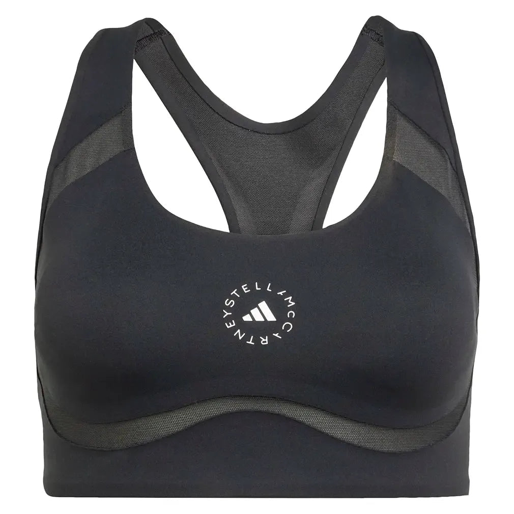 Women's Stella McCartney Power Impact Medium Support Training Bra BlackTienda Tennis