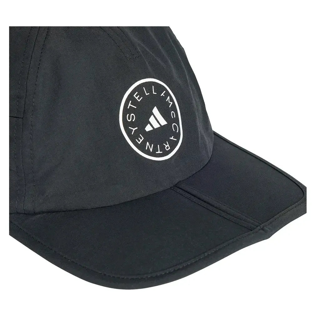Women's Stella McCartney Running Cap Black and WhiteTienda Tennis