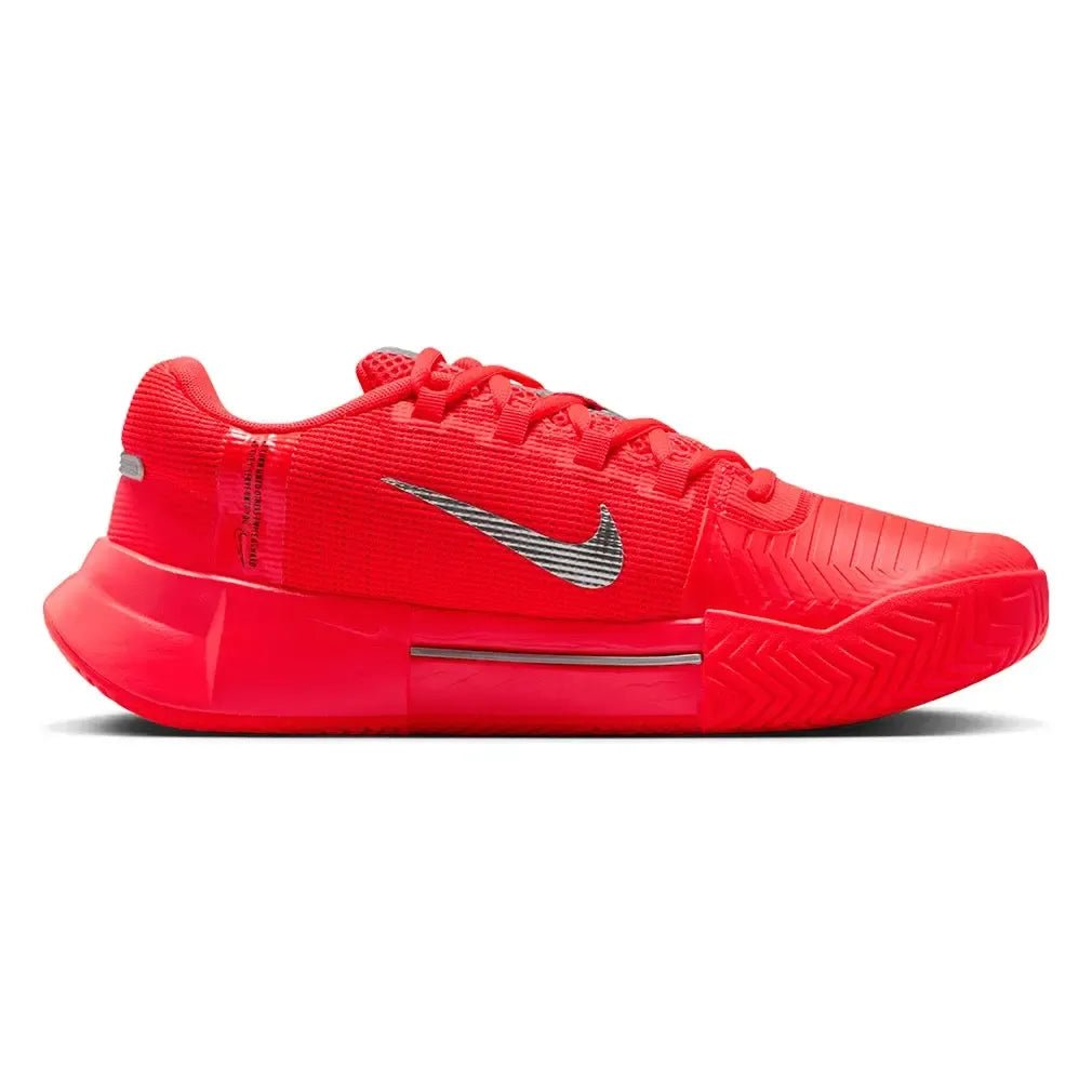 Women's Zoom GP Challenge 1 PRM New York Tennis Shoes Bright Crimson and Metallic SilverTienda Tennis