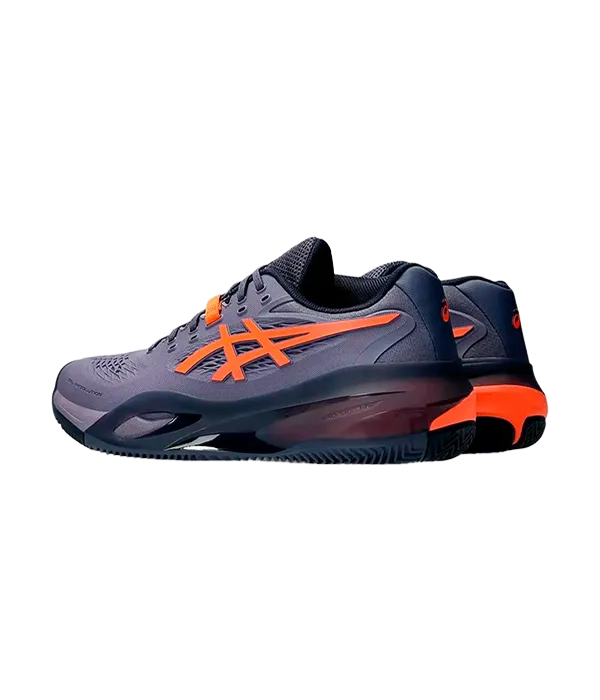 Padel Shoes Asics Gel-Resolution X Clay Greyish Purple/Nova Orange 2025