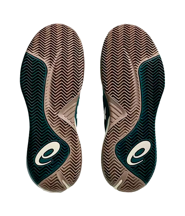 Padel Shoes Asics Gel-Resolution X Clay Saxon Green/Birch 2025