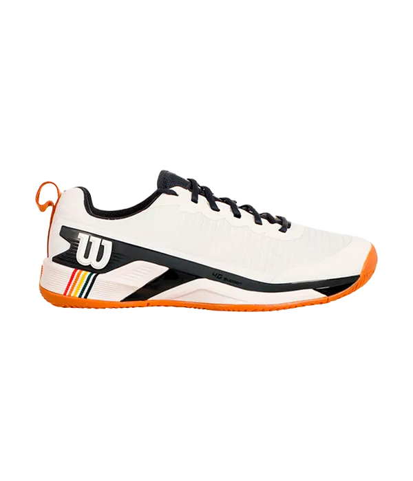 Padel Shoes Wilson Rush Pro 4.5 Clay RG White/Navy Blazer/Gum 2025